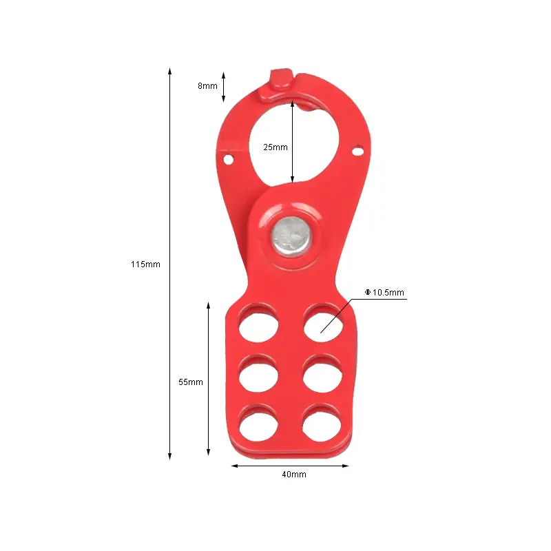 Multi-Lockout steel hasp