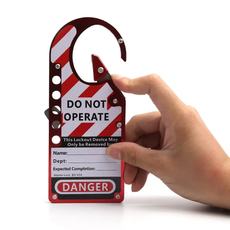 Labeled Snap-on group Lockout Hasp