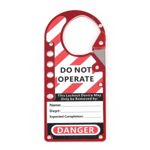 Labeled Snap-on group Lockout Hasp