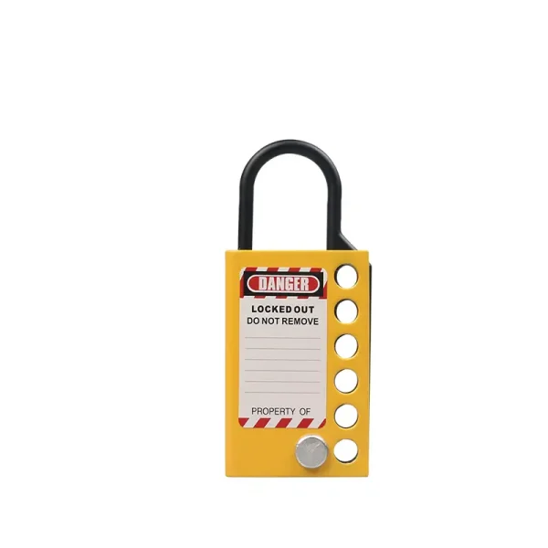 Labeled Steel lockout hasp - Image 2