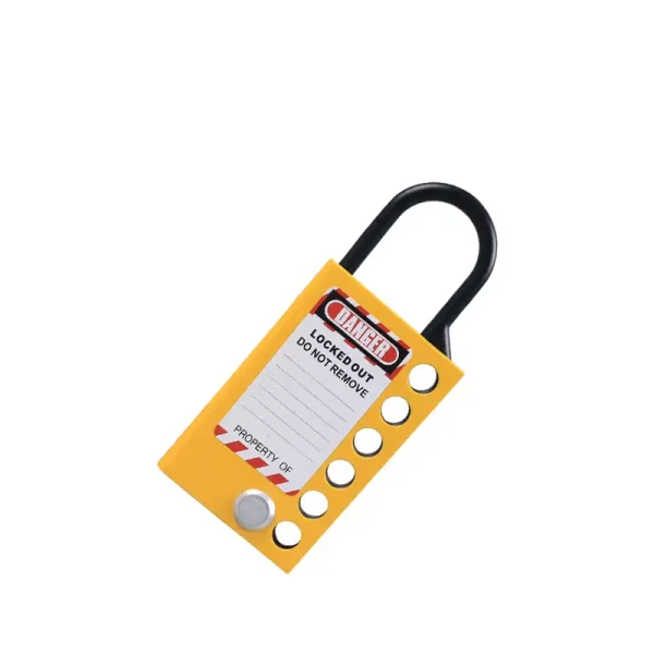 Labeled Steel lockout hasp - Image 3
