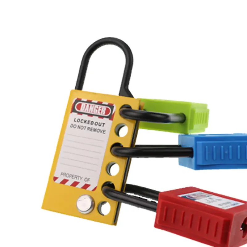 Labeled Steel lockout hasp