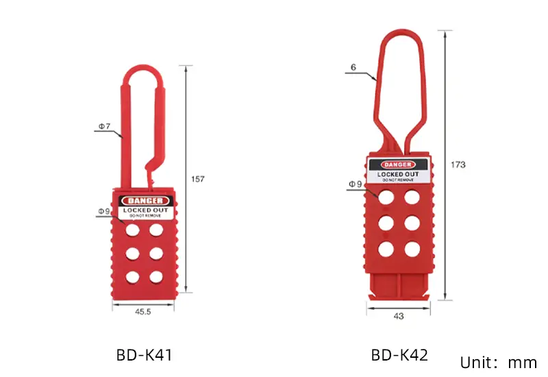 Nylon Non-Conductive Lockout Hasp