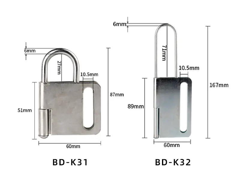 Steel Heavy Duty Lockout Hasp