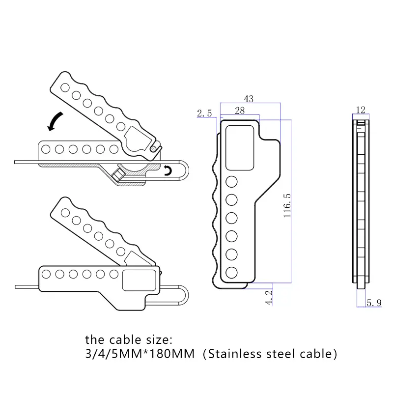 Squeezer Multipurpose Cable Lockout