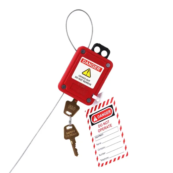 Cable Lockouts with brass cylinder locking - Image 4