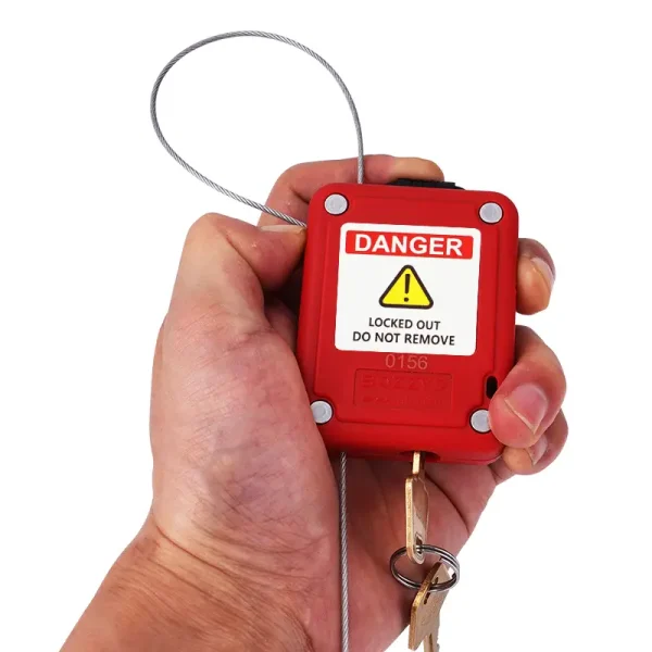 Cable Lockouts with brass cylinder locking - Image 5