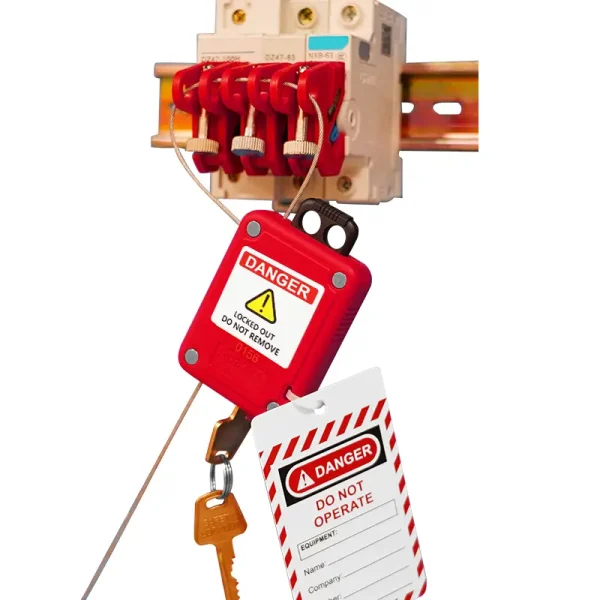 Cable Lockouts with brass cylinder locking - Image 9