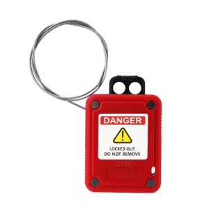 Cable Lockouts with brass cylinder locking