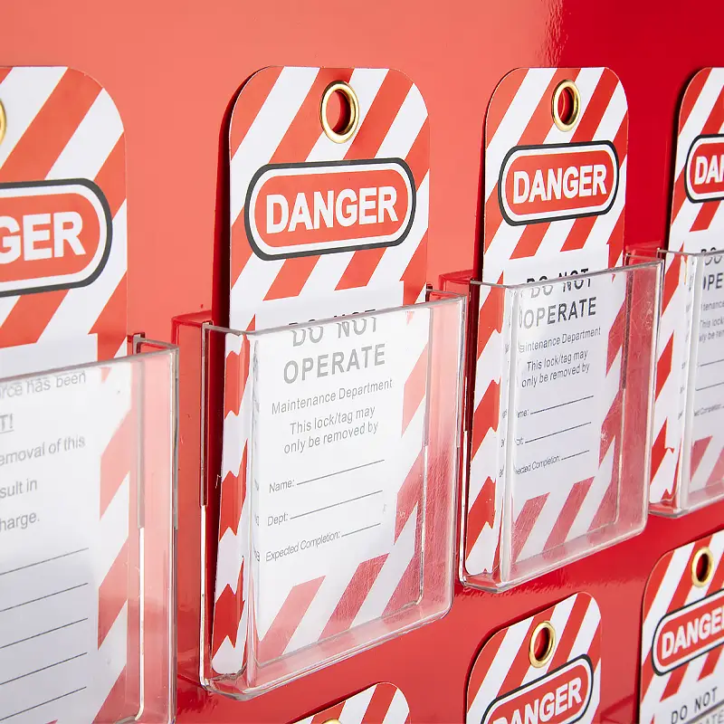 Safety tagout station
