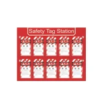 Safety tagout station
