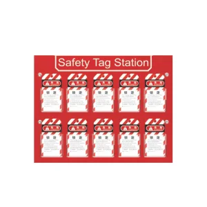 Safety tagout station