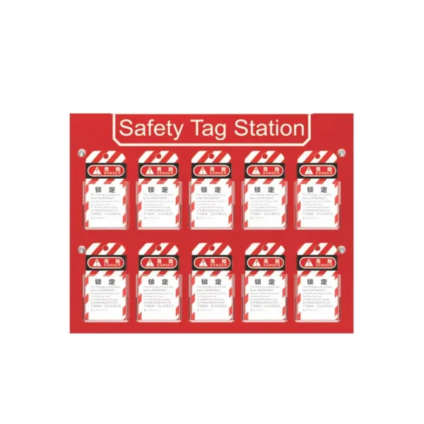 Safety tagout station