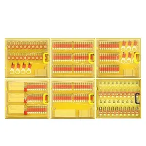 Visual lockout/tagout station